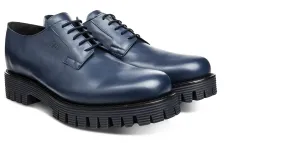 Azul - Classiques chaussures rehaussantes en Cuir Pleine Fleur de 6 cm à 8 cm en plus