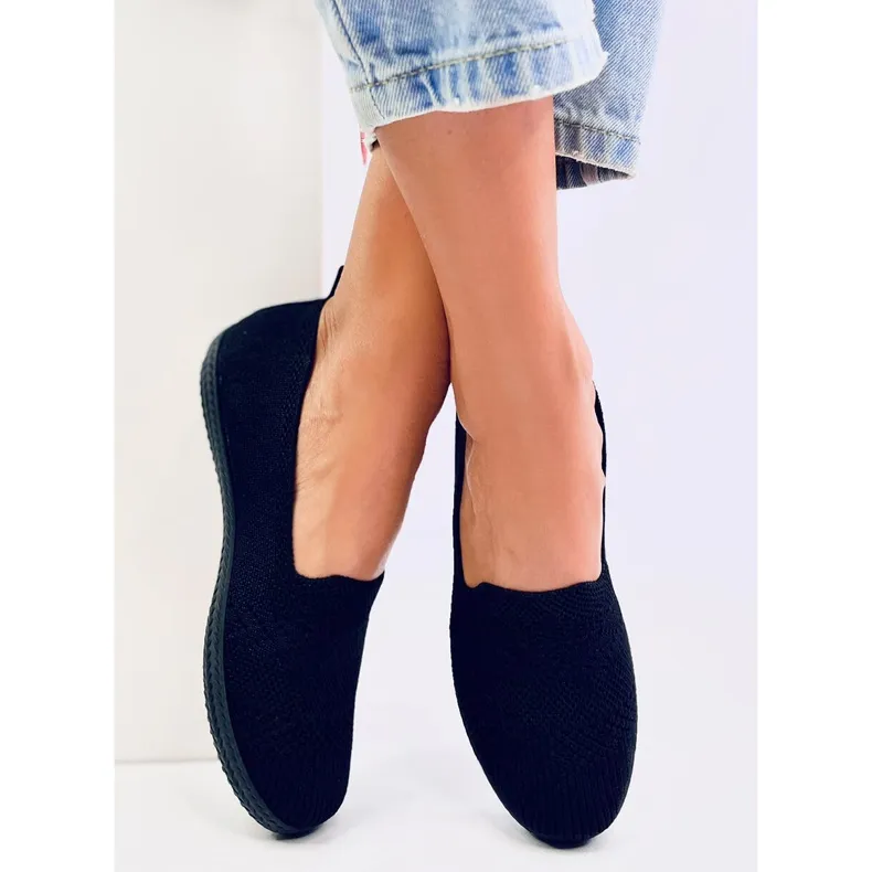 Ballerines chaussettes Coulis Negro le noir