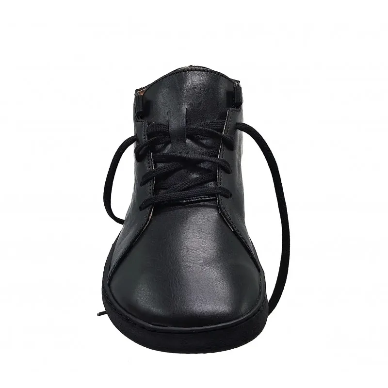 Barefoot boots cuir Black