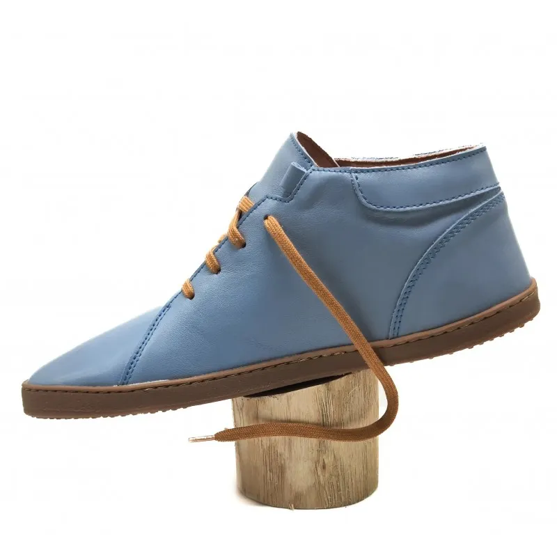 Barefoot boots cuir Blue