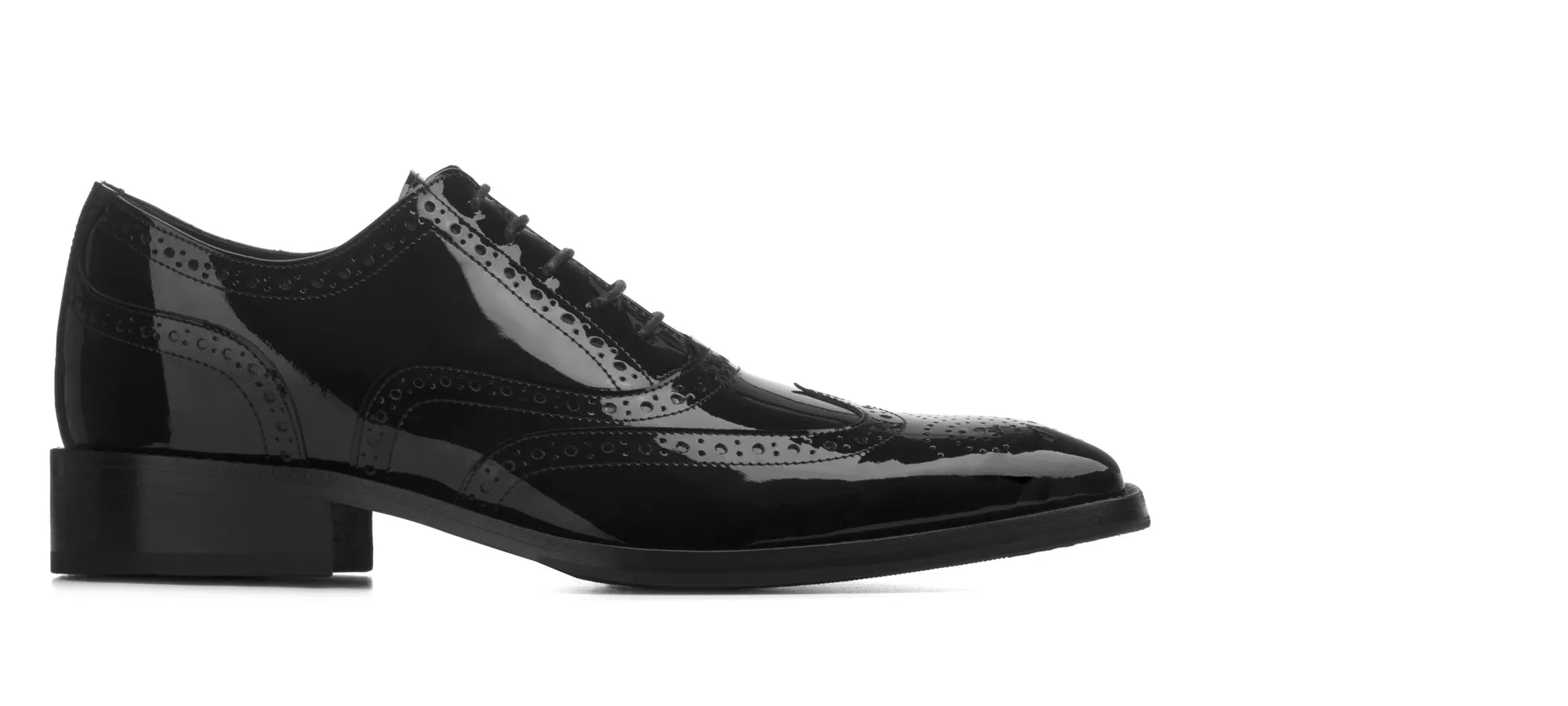 Black Lake - Classiques chaussures rehaussantes en Cuir Vernis de 6 cm à 8 cm en plus