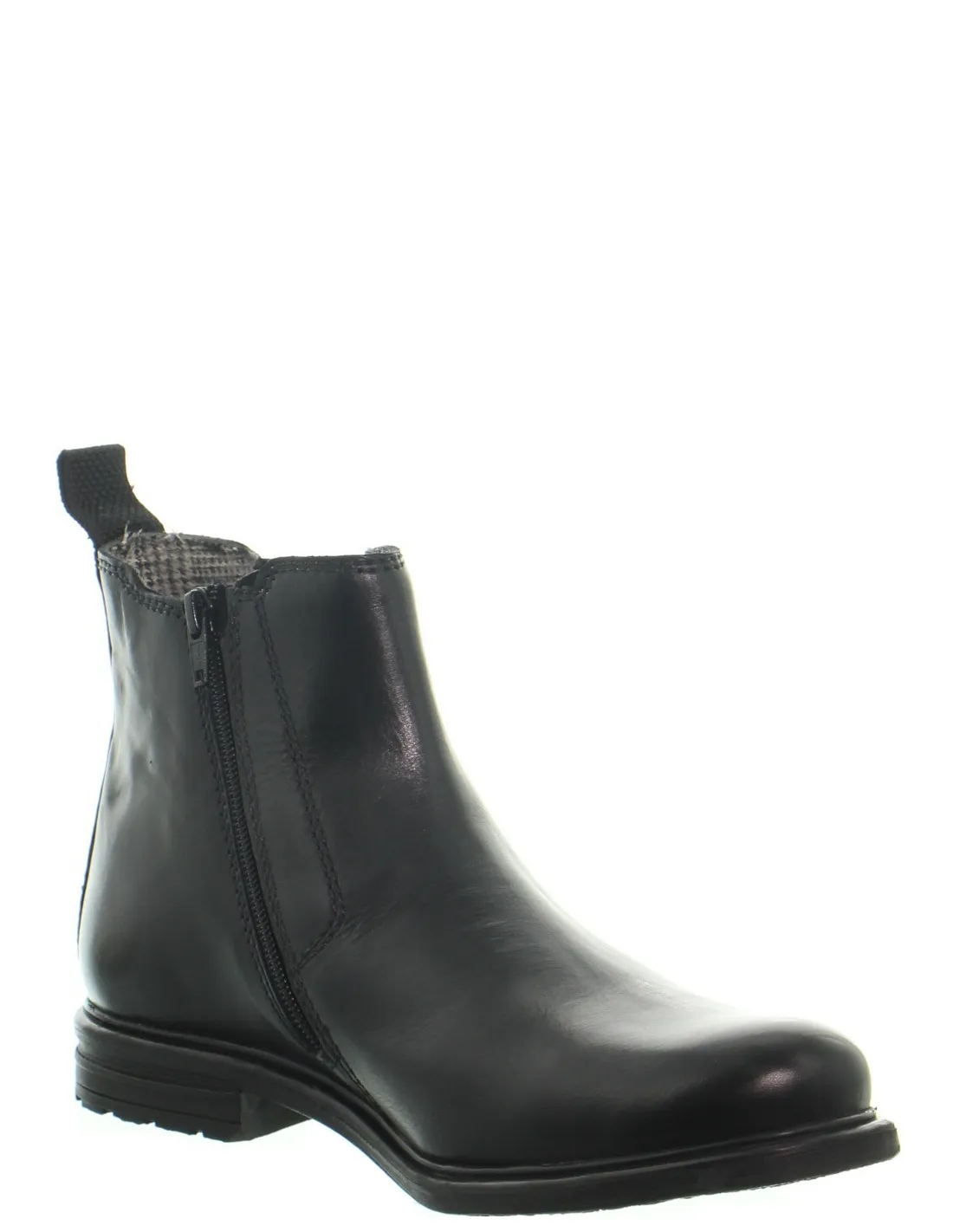 Boots Bugatti cuir ref 50859 Noir