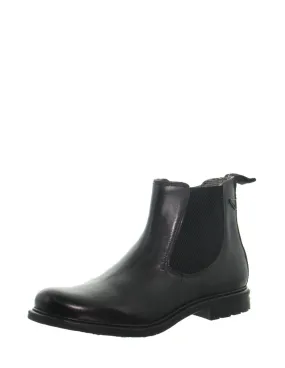 Boots Bugatti cuir ref 50859 Noir