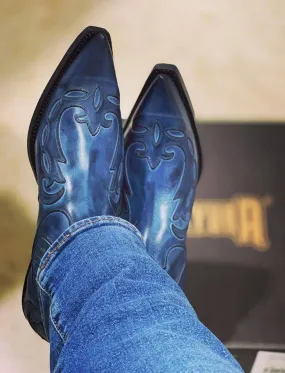 Boots cuir  Mayura azul