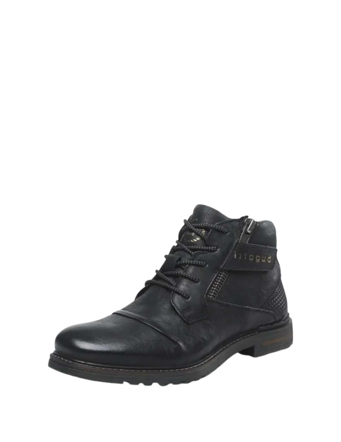 Boots en cuir Vittore homme Bugatti Ref 58845 1000 Noir