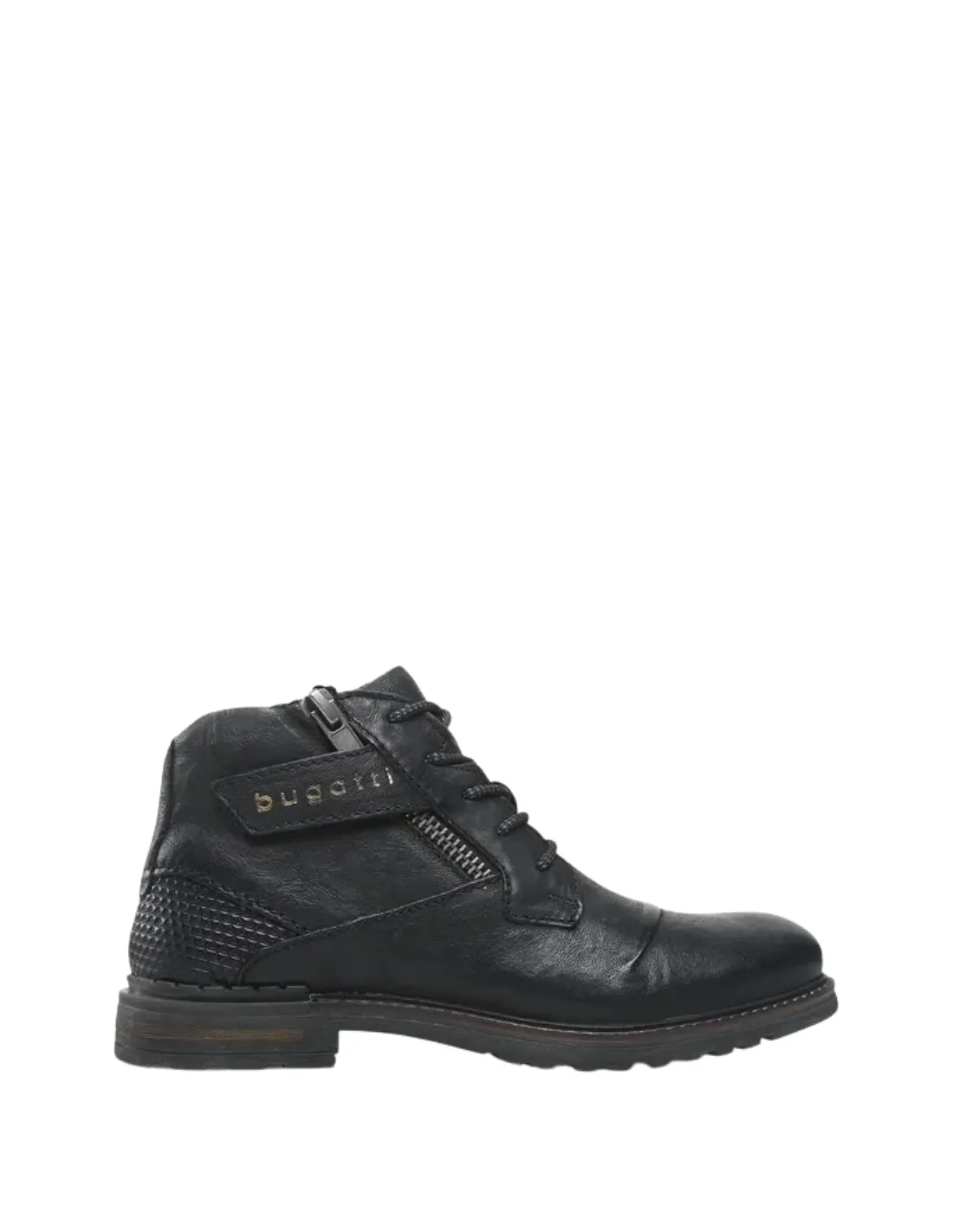 Boots en cuir Vittore homme Bugatti Ref 58845 1000 Noir