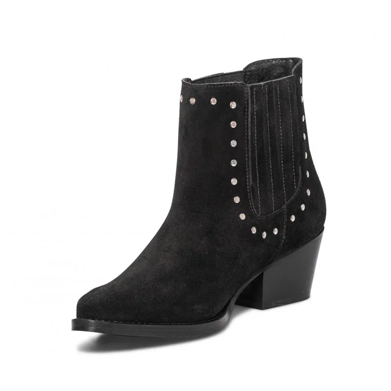 Boots en cuir