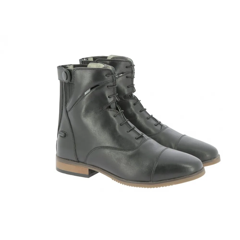 Boots EQUITHÈME Wavy à lacet + zip - PADD - BOOTS CUIR - PADD