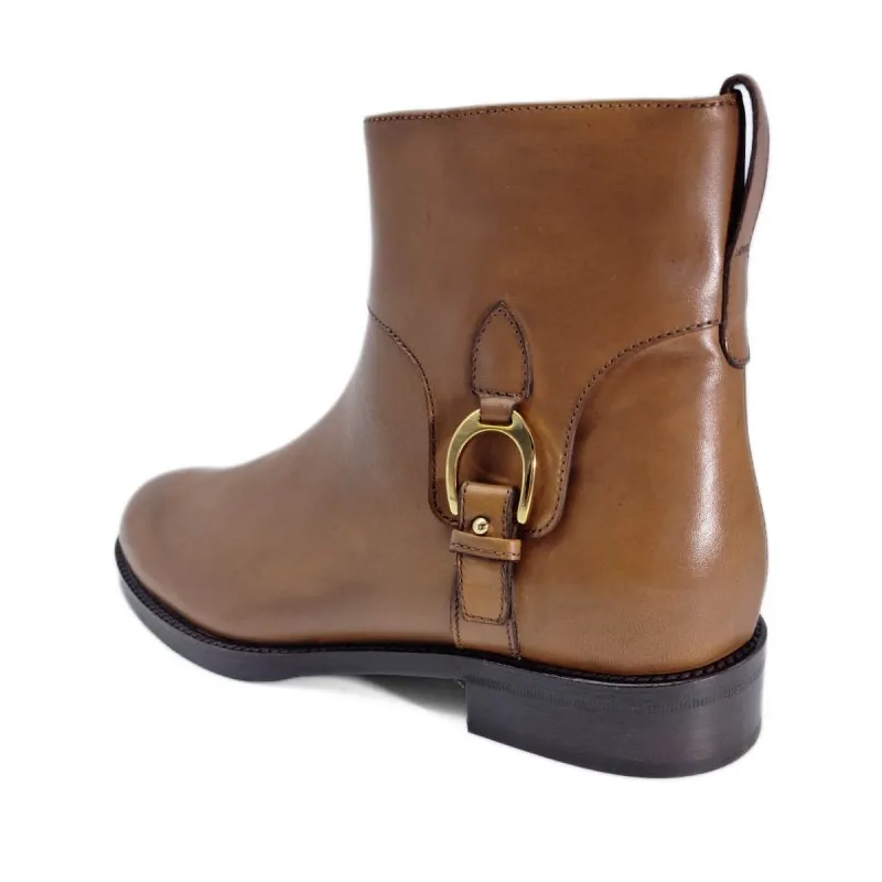 Boots haut de gamme cuir marron - Maretto - Scarpe