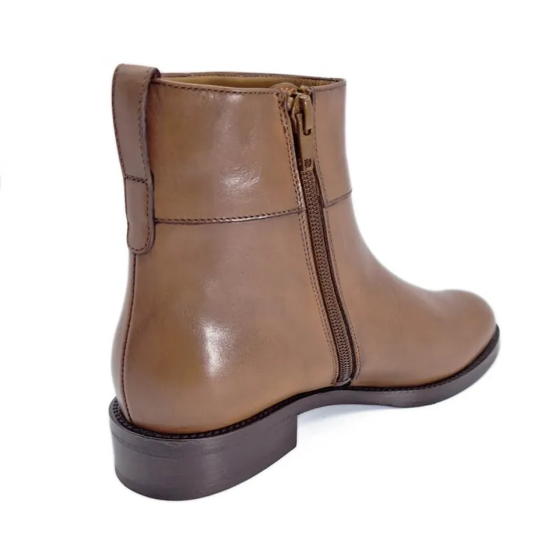 Boots haut de gamme cuir marron - Maretto - Scarpe