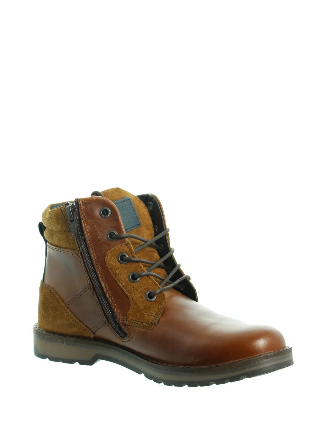 Boots Redskins Junior cuir ref_46906 Cognac