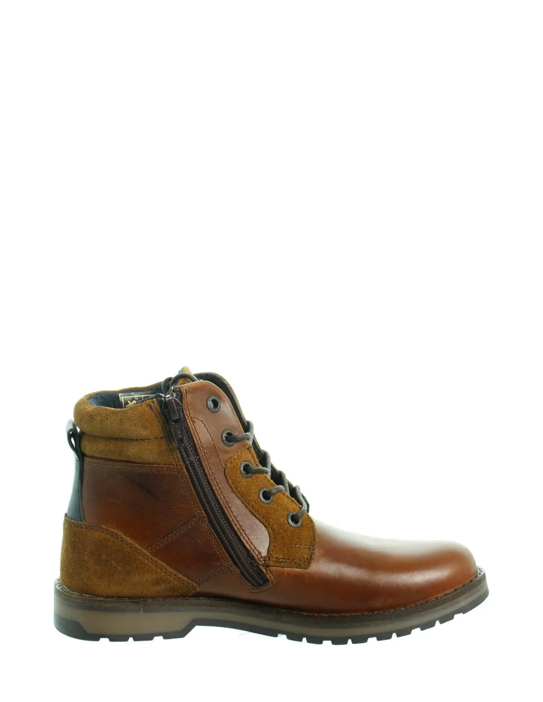 Boots Redskins Junior cuir ref_46906 Cognac