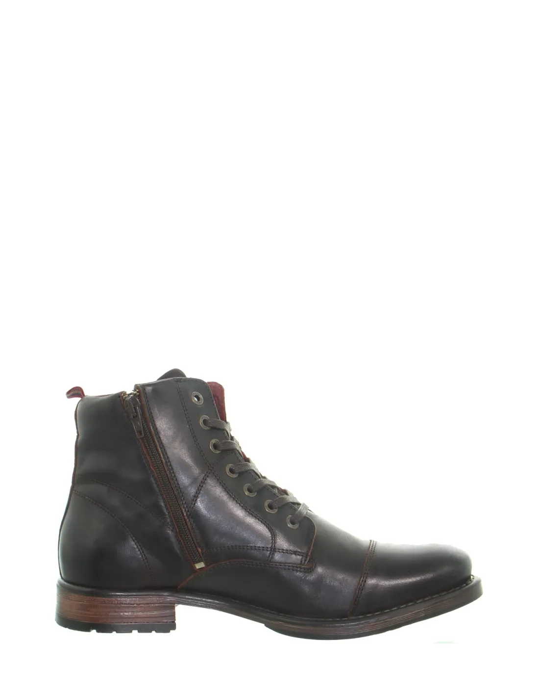 Boots Redskins Yero en cuir ref 50307 Marron/Cognac