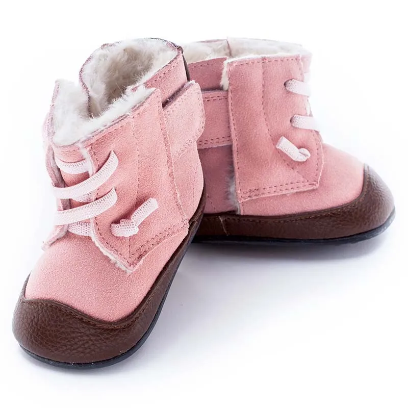 Boots souples cuir Jo Pink 18