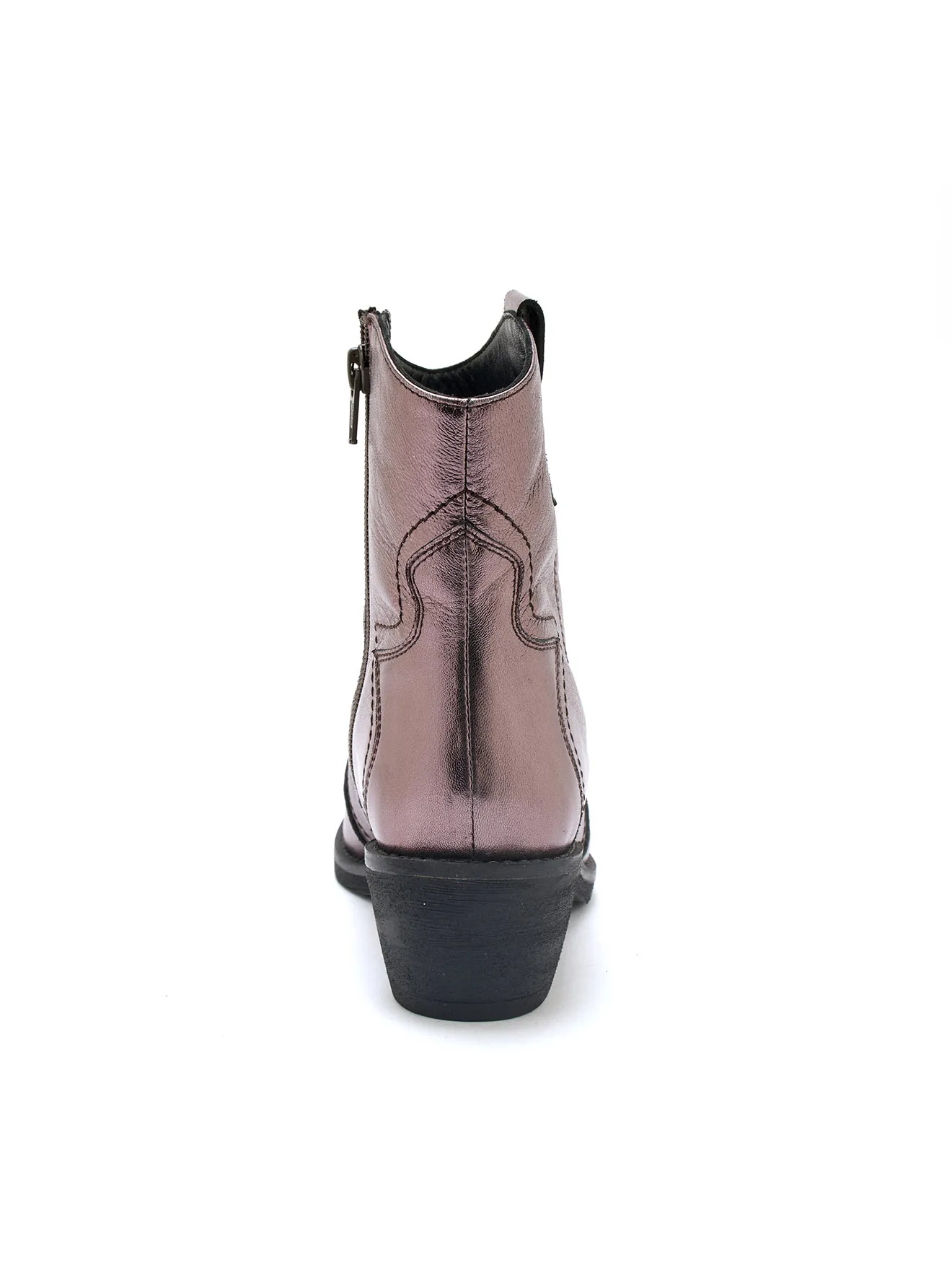 Boots zippées cuir souple