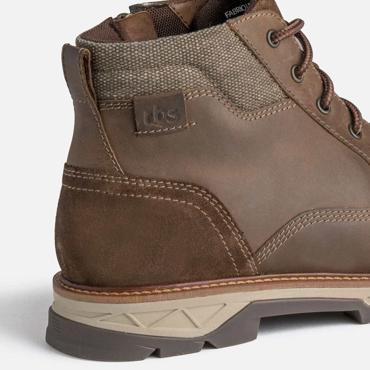 Boots à lacet TBS marron en cuir - Boots Homme | ERAM