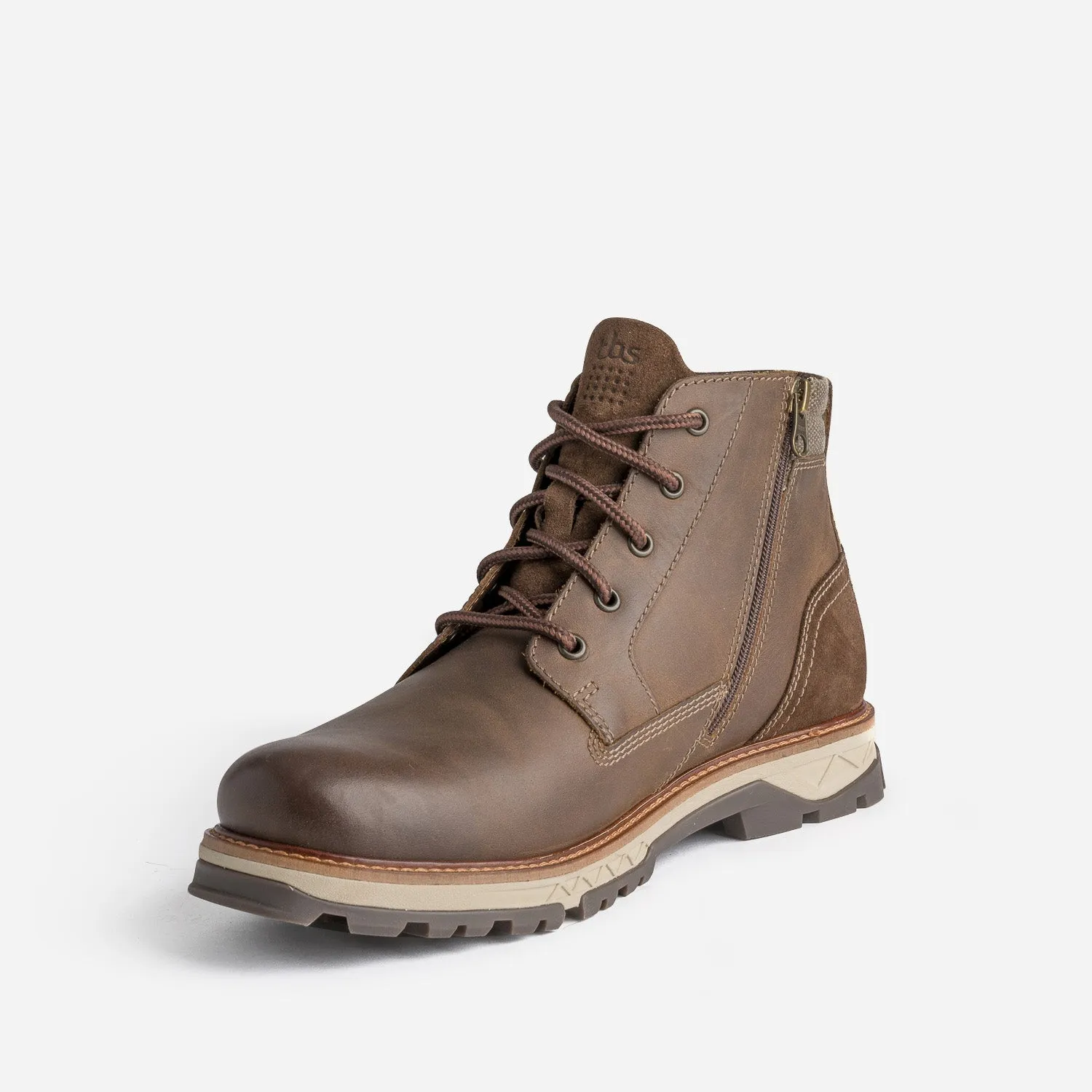 Boots à lacet TBS marron en cuir - Boots Homme | ERAM