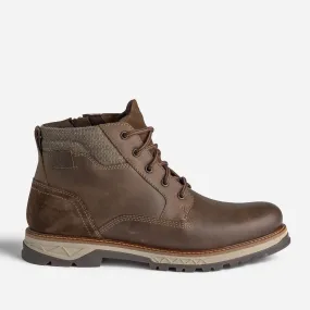 Boots à lacet TBS marron en cuir - Boots Homme | ERAM