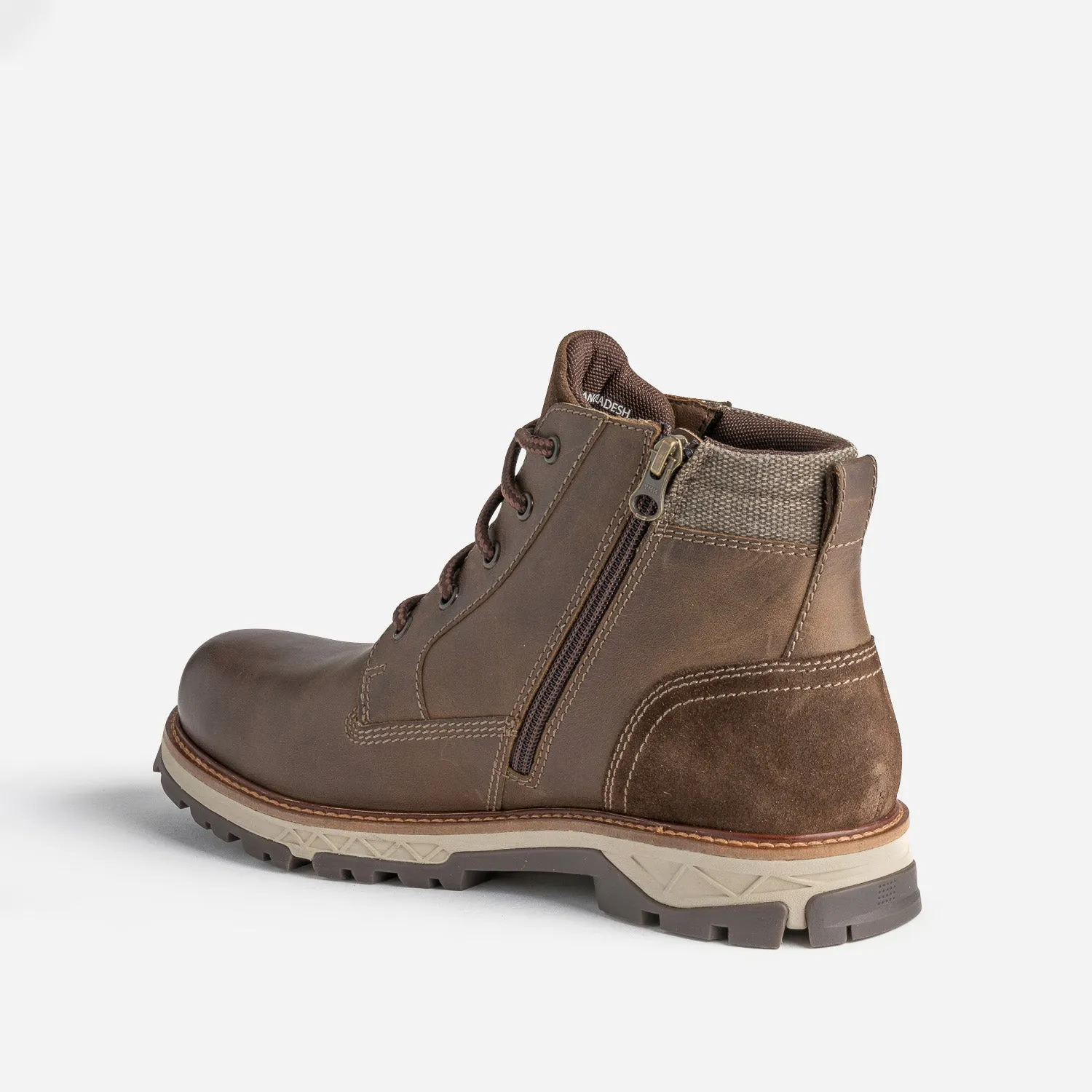 Boots à lacet TBS marron en cuir - Boots Homme | ERAM