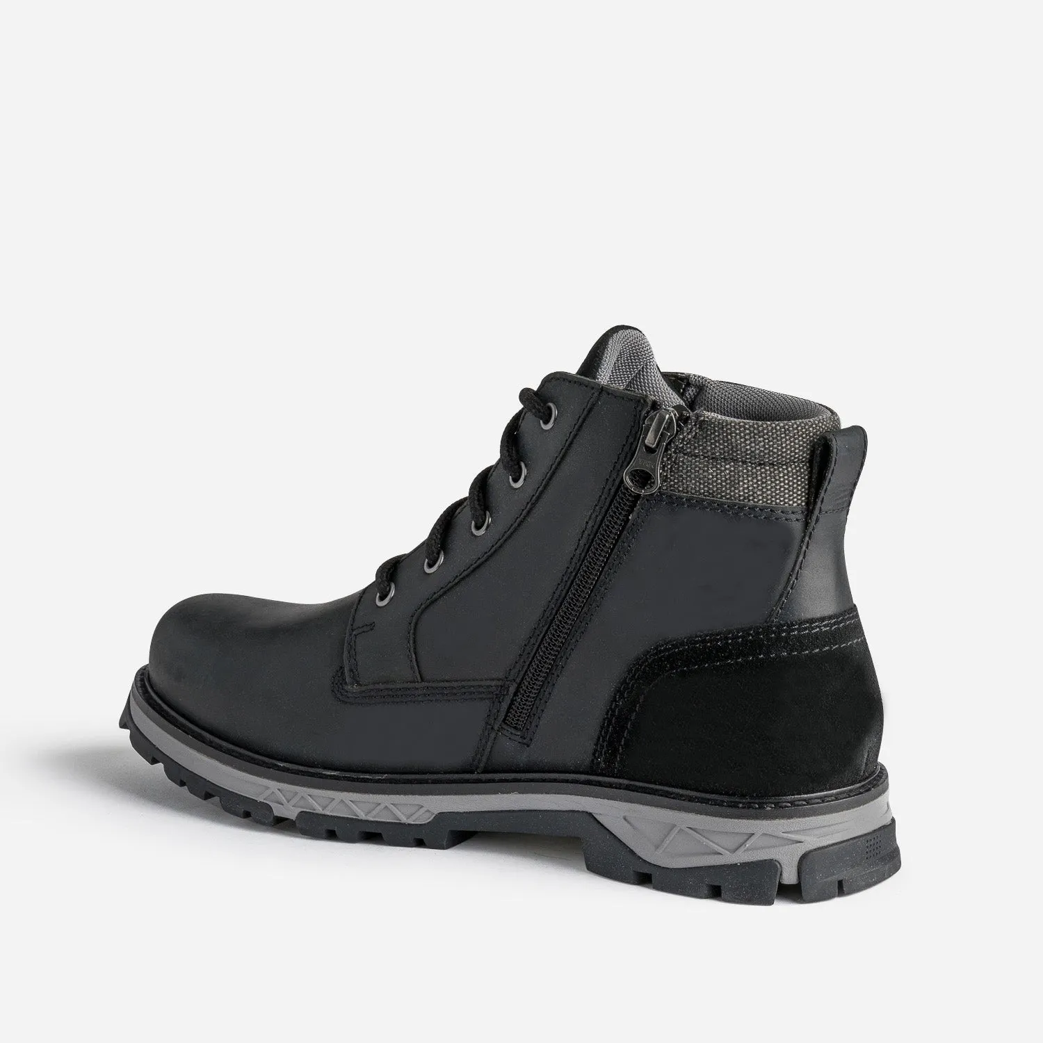 Boots à lacet TBS noir en cuir - Boots Homme | ERAM