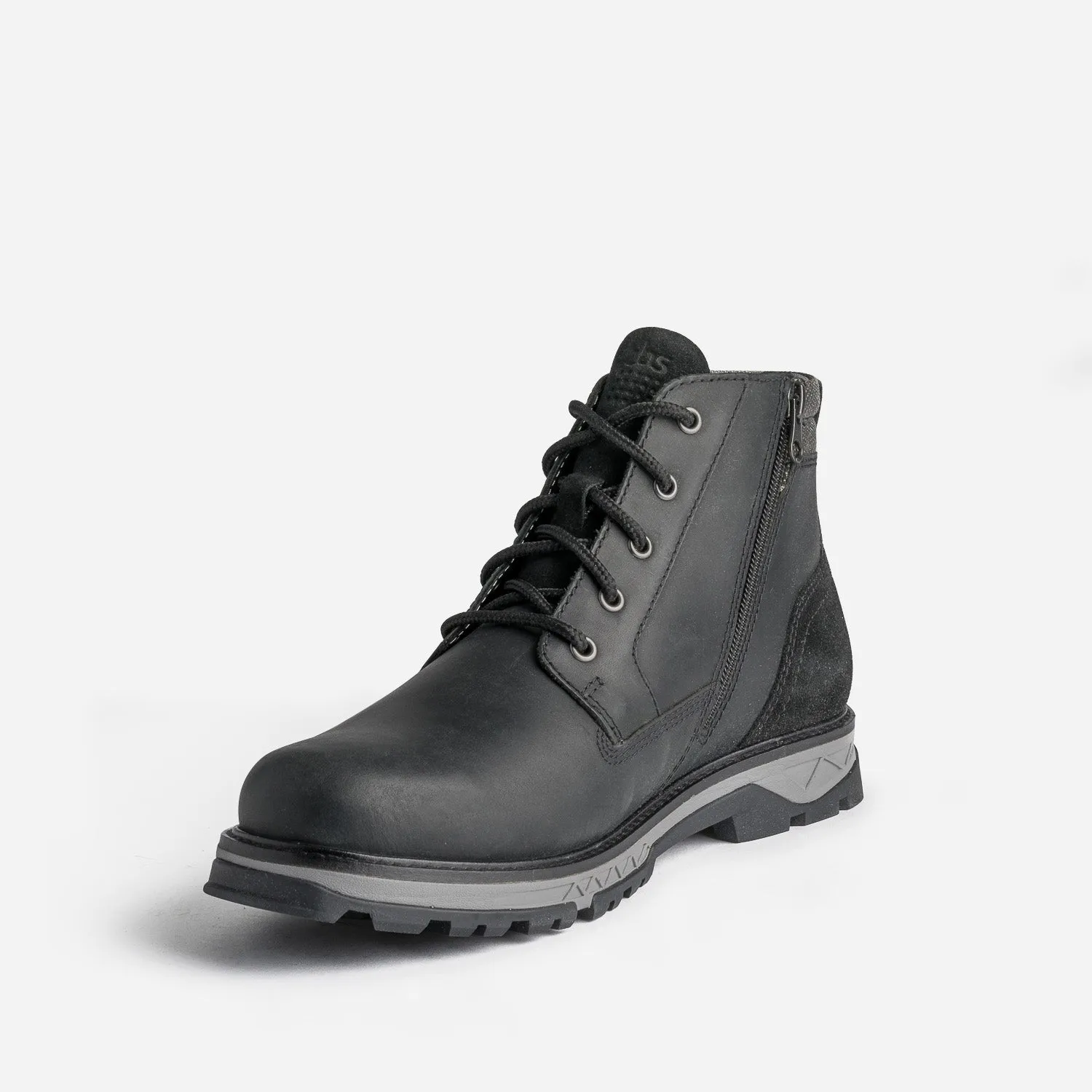 Boots à lacet TBS noir en cuir - Boots Homme | ERAM