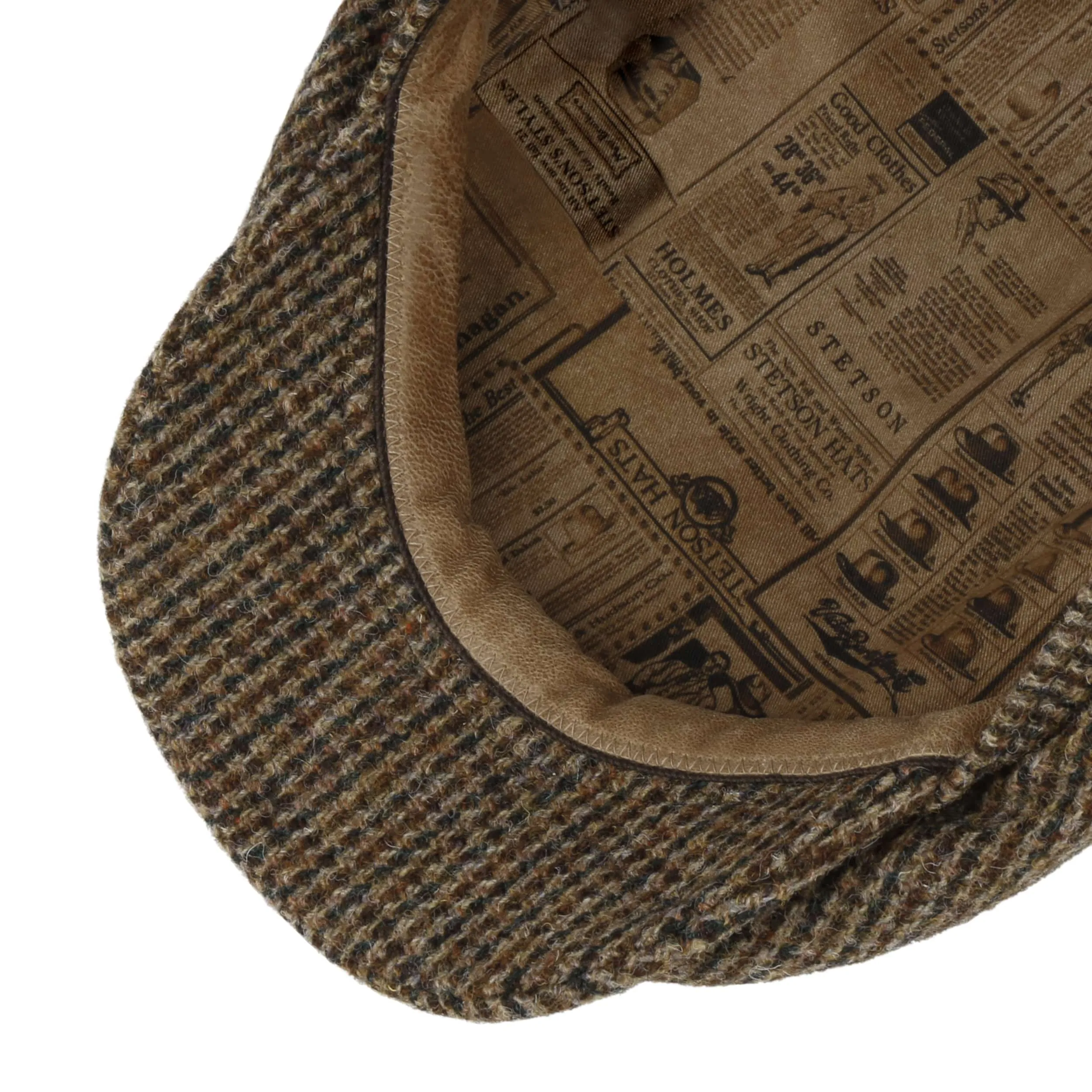 Casquette Brayton Harris Tweed Driver by Stetson --> Chapeaux, casquettes & bonnets en ligne ▷ Chapeaushop