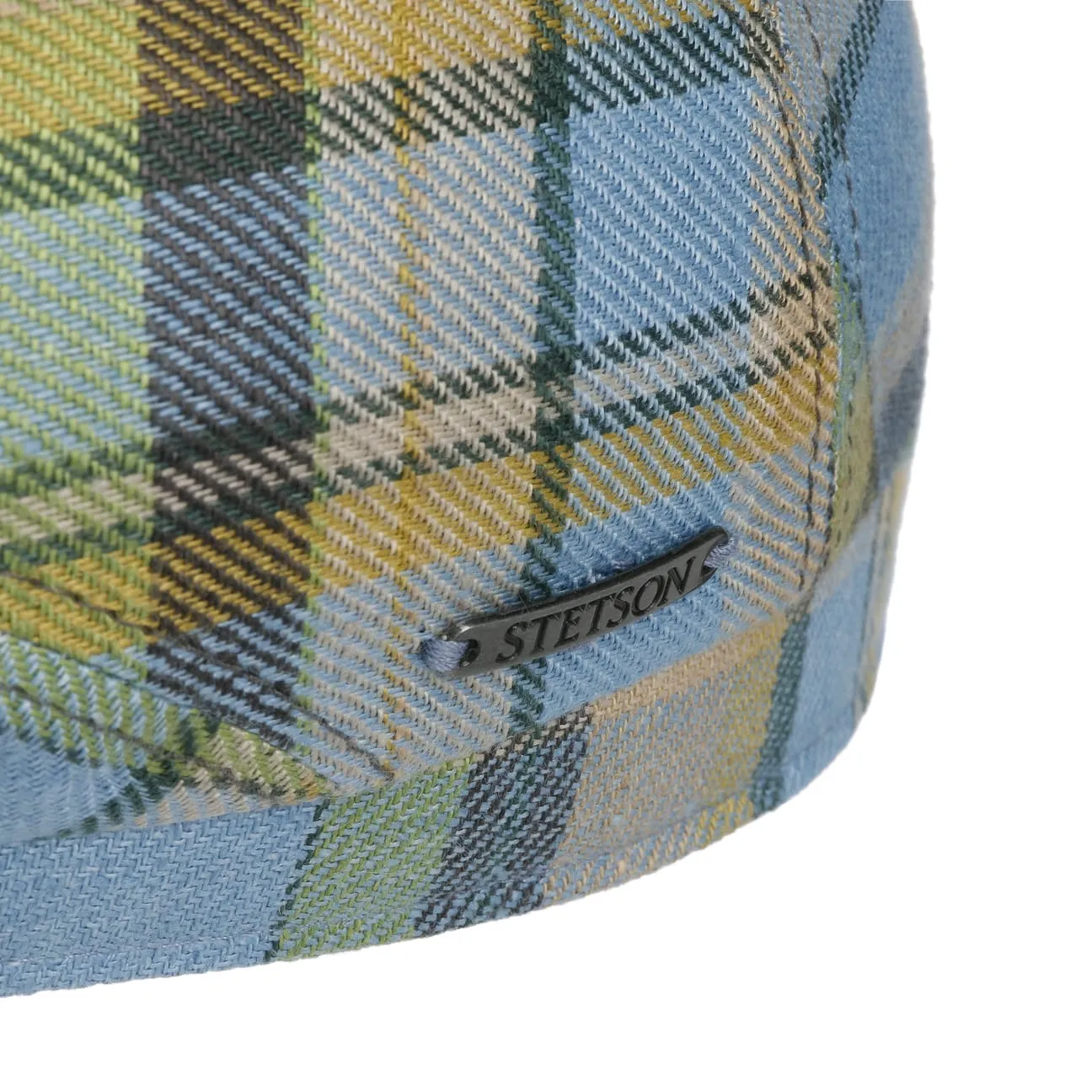 Casquette Checked Linen Driver by Stetson --> Chapeaux, casquettes & bonnets en ligne ▷ Chapeaushop