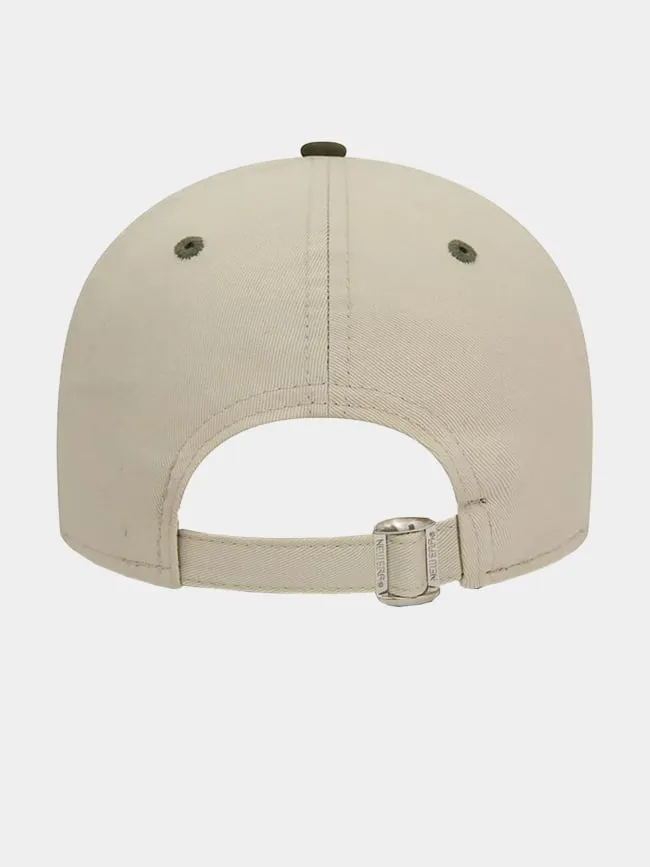 Casquette crown 9forty kaki/beige - New Era | wimod