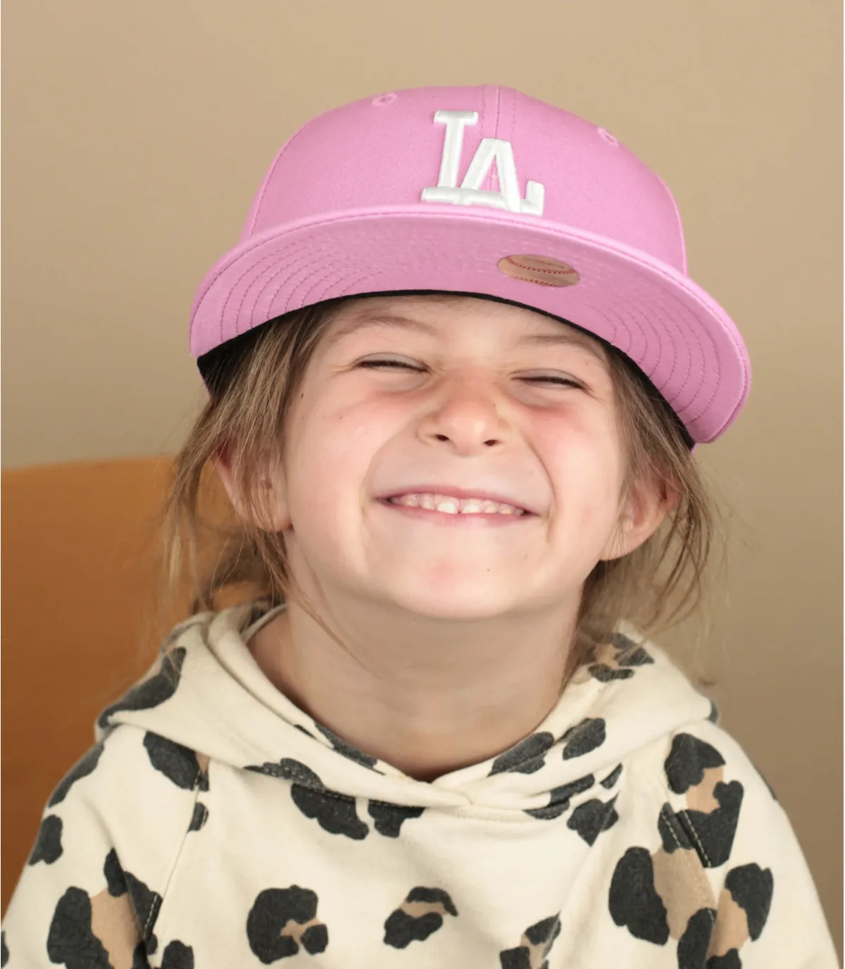 Casquette enfant snapback LA rose - Kids Snapback League Ess 9Fifty LA pink New Era : Headict