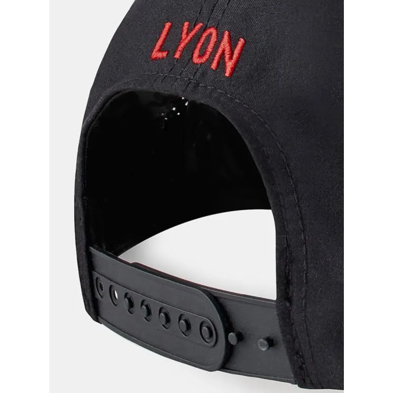 Casquette lyon lou rugby adu play noir - M Com | wimod