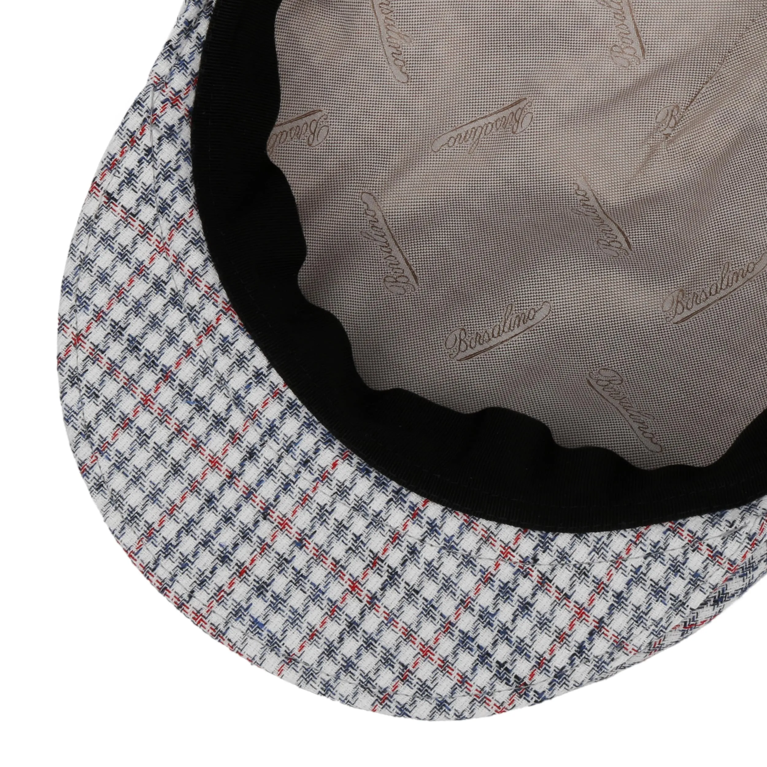 Casquette Summer Houndstooth by Borsalino --> Chapeaux, casquettes & bonnets en ligne ▷ Chapeaushop