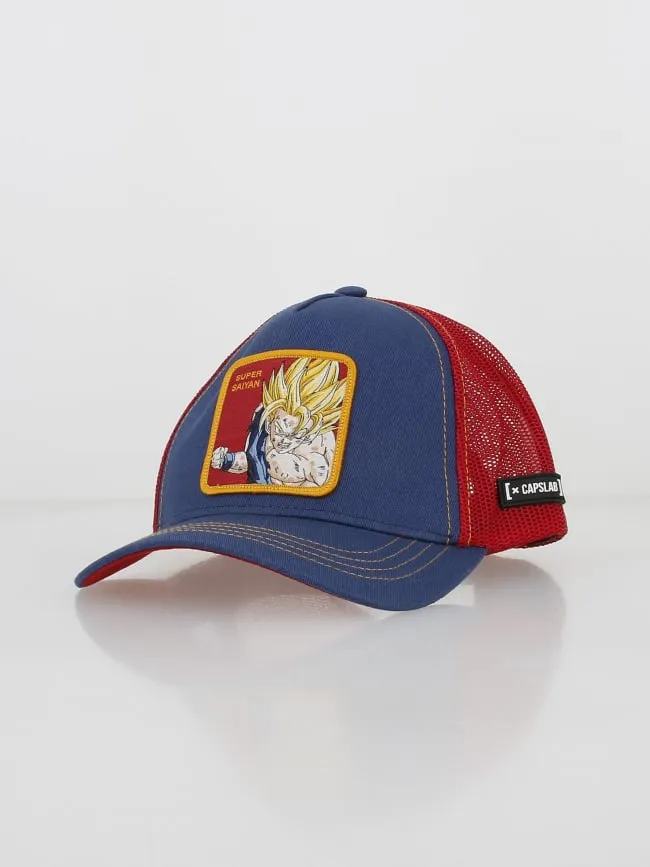 Casquette trucker dbz super saiyan rouge homme - Capslab | wimod