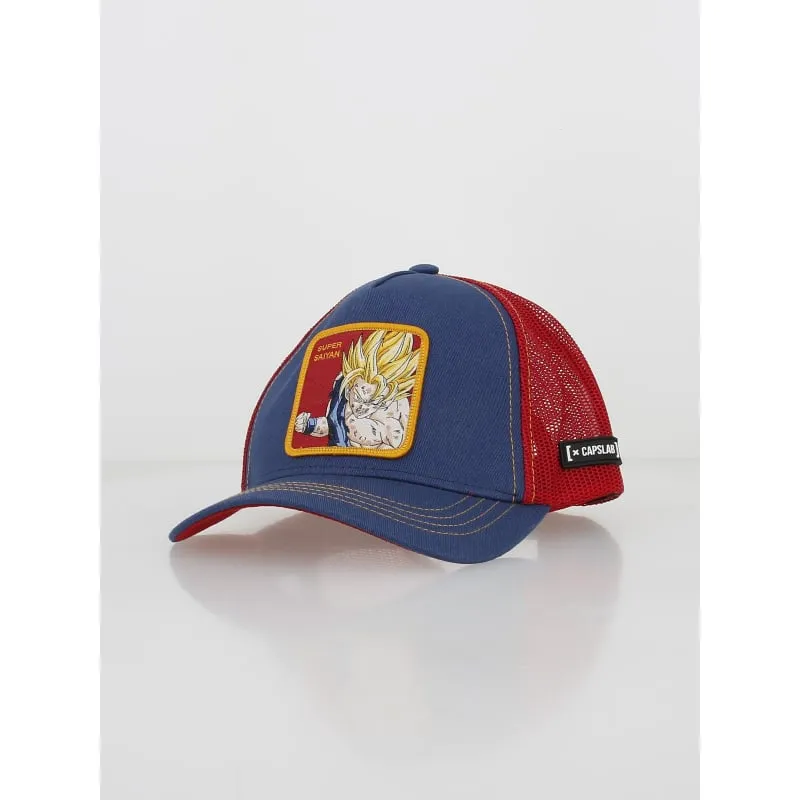 Casquette trucker dbz super saiyan rouge homme - Capslab | wimod