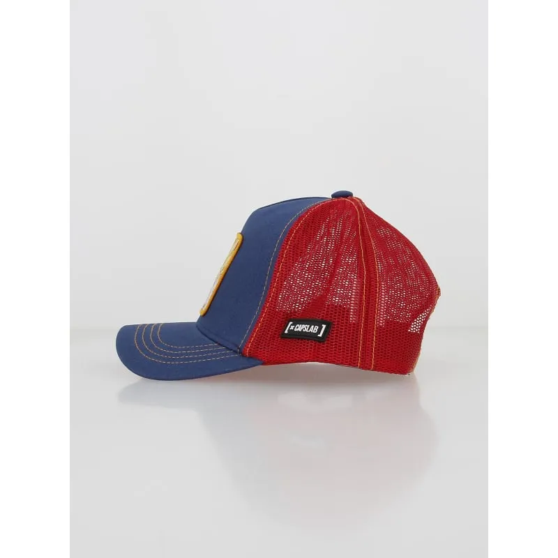 Casquette trucker dbz super saiyan rouge homme - Capslab | wimod