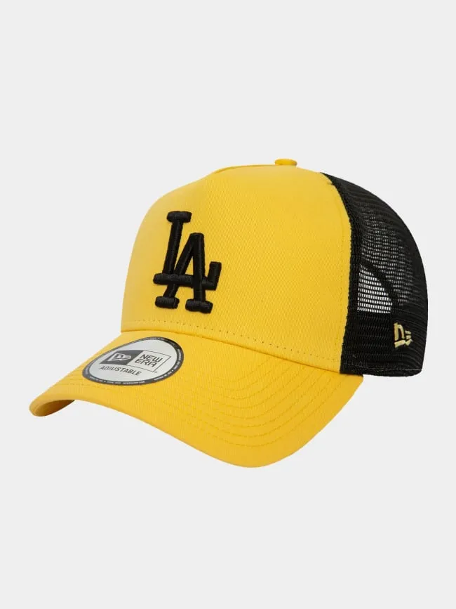 Casquette trucker league LA jaune noir - New Era | wimod