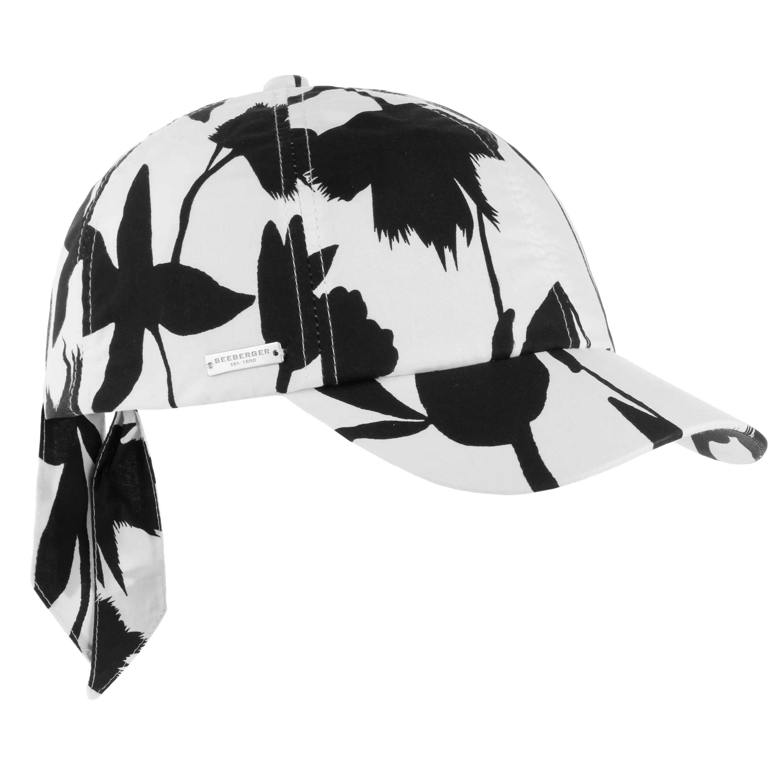 Casquette Twotone Flower by Seeberger --> Chapeaux, casquettes & bonnets en ligne ▷ Chapeaushop