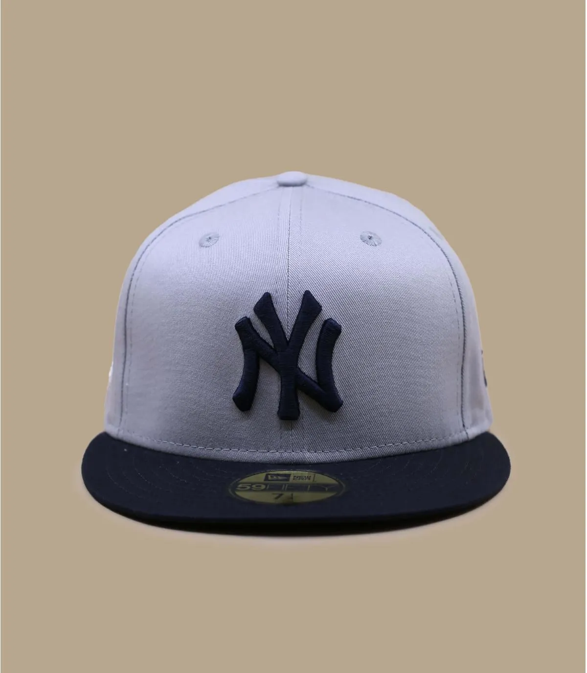 casquette yankees gris - Series 59Fifty NY gray New Era : Headict