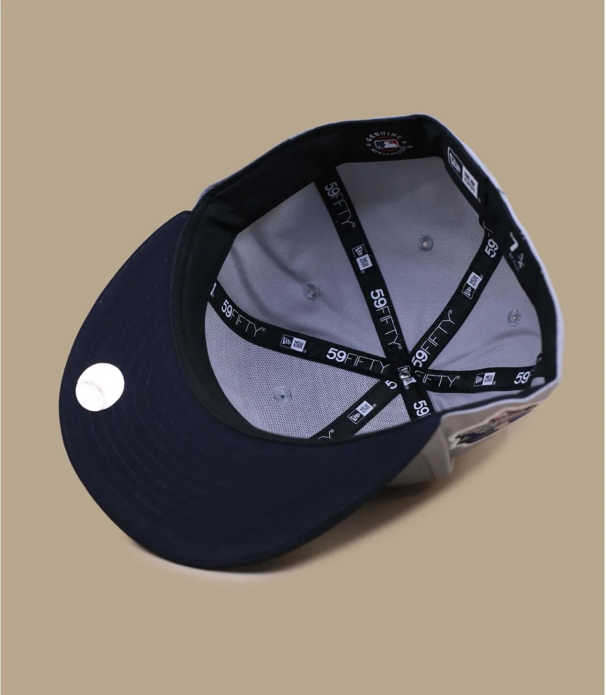 casquette yankees gris - Series 59Fifty NY gray New Era : Headict