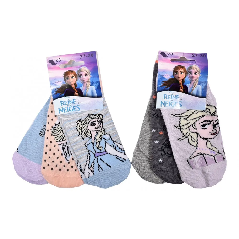 Chaussettes Pack Fille LA REINE DES NEIGES 