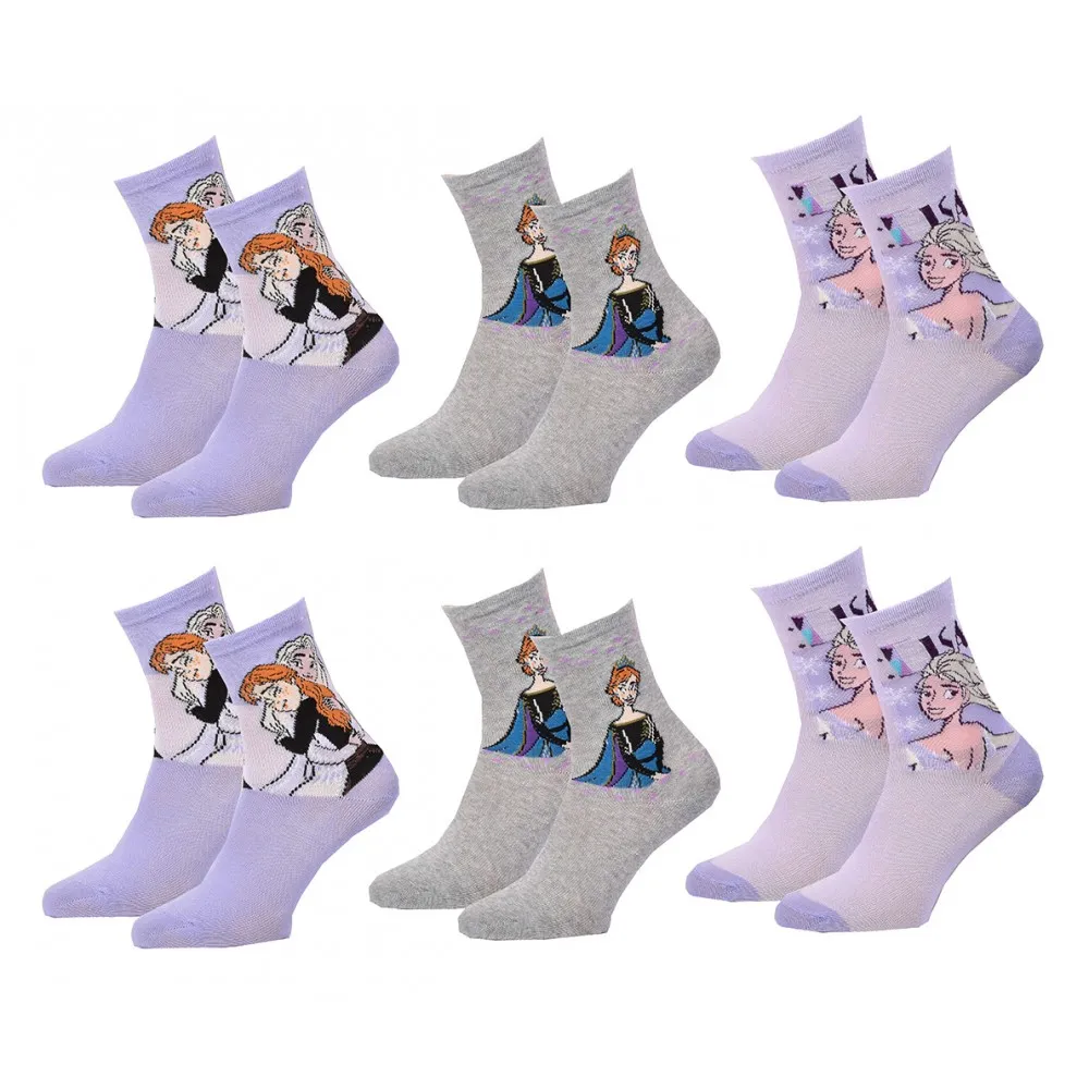 Chaussettes Pack Fille LA REINE DES NEIGES 