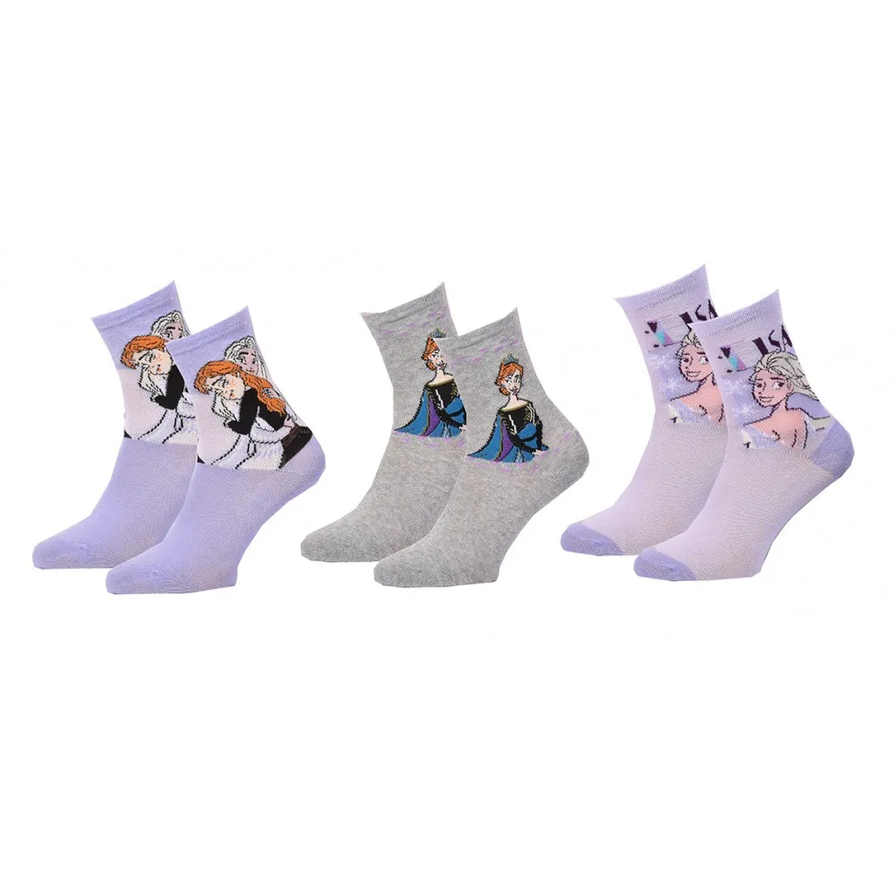 Chaussettes Pack Fille LA REINE DES NEIGES 