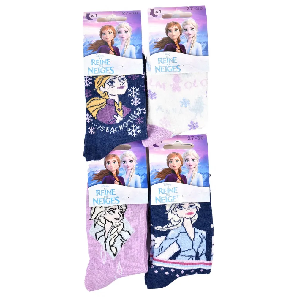 Chaussettes Pack Fille LA REINE DES NEIGES 