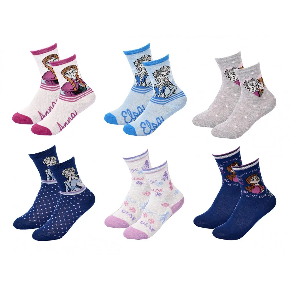 Chaussettes Pack Fille LA REINE DES NEIGES 