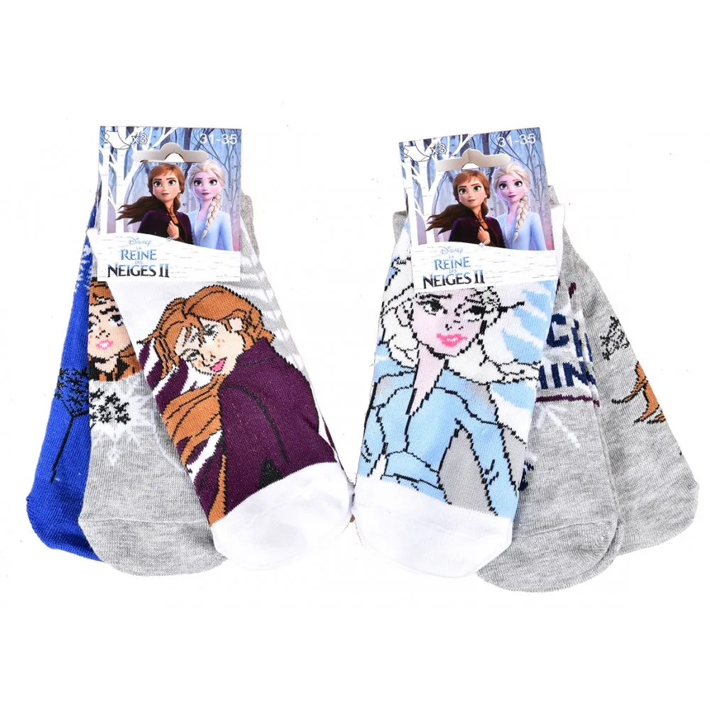 Chaussettes Pack Fille LA REINE DES NEIGES 