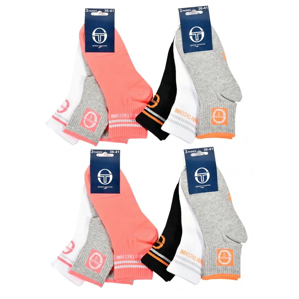 Chaussettes QUARTER SERGIO TACCHINI Lot de 12