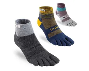 Chaussettes à doigts INJINJI TRAIL Midweight Mini-crew anti ampoule