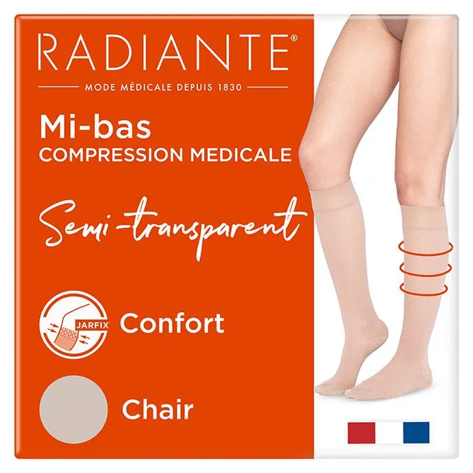 Chaussettes de contention MicroVoile Classe 2 Jarfix