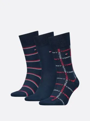 Coffret de 3 paires de chaussettes Classics | Bleu | Tommy Hilfiger