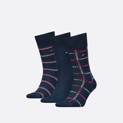 Coffret de 3 paires de chaussettes Classics | Bleu | Tommy Hilfiger