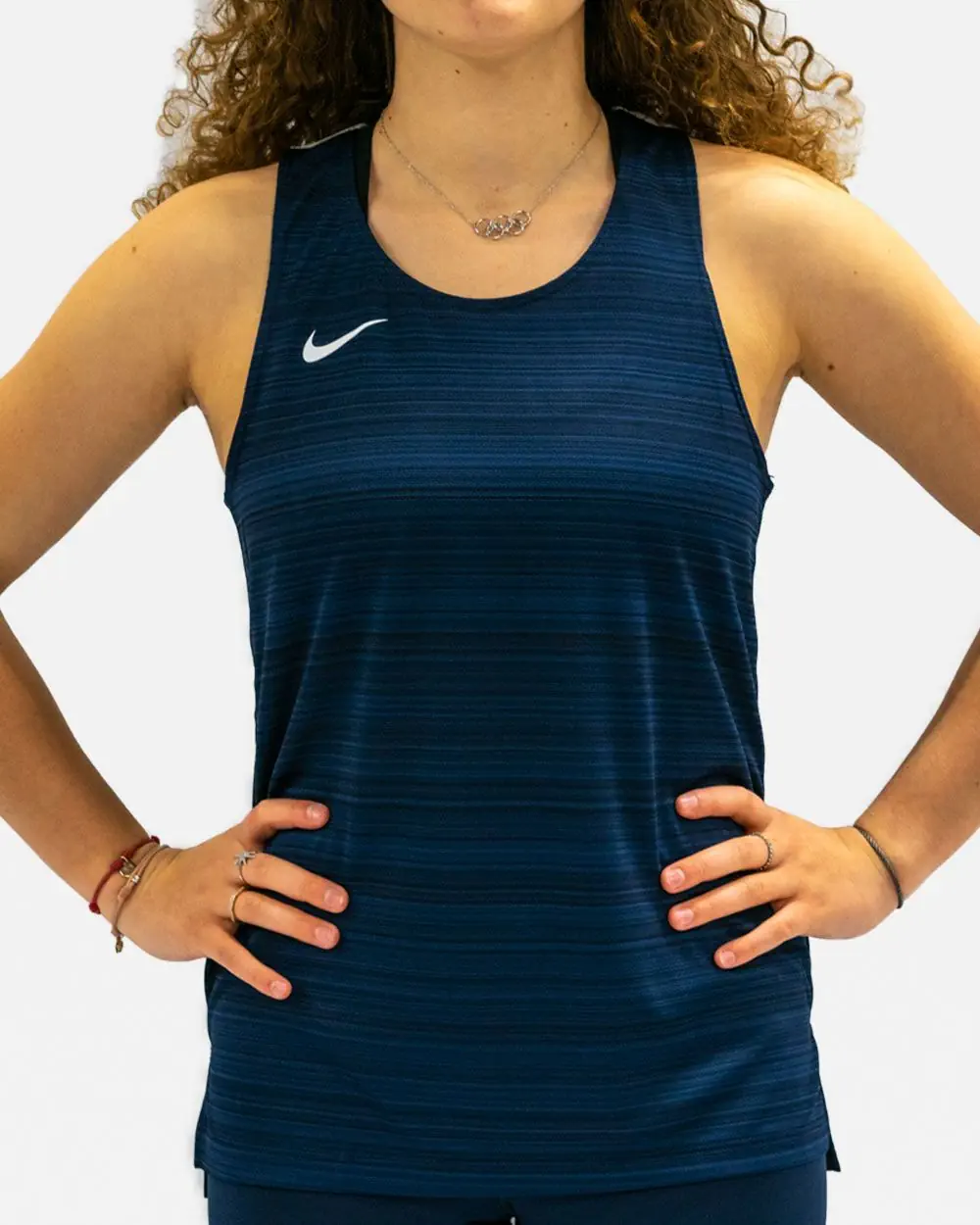 Débardeur de running Nike Stock Bleu Marine pour femme